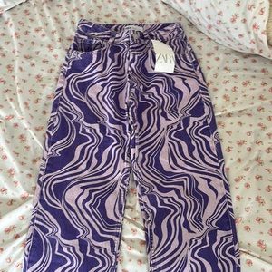 Zara pattern jeans